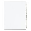 Avery Dennison Index Divider Side Tab A-Z, White, Pk26 01400